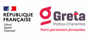 logo greta poitou charentes et marianne republique francaise
