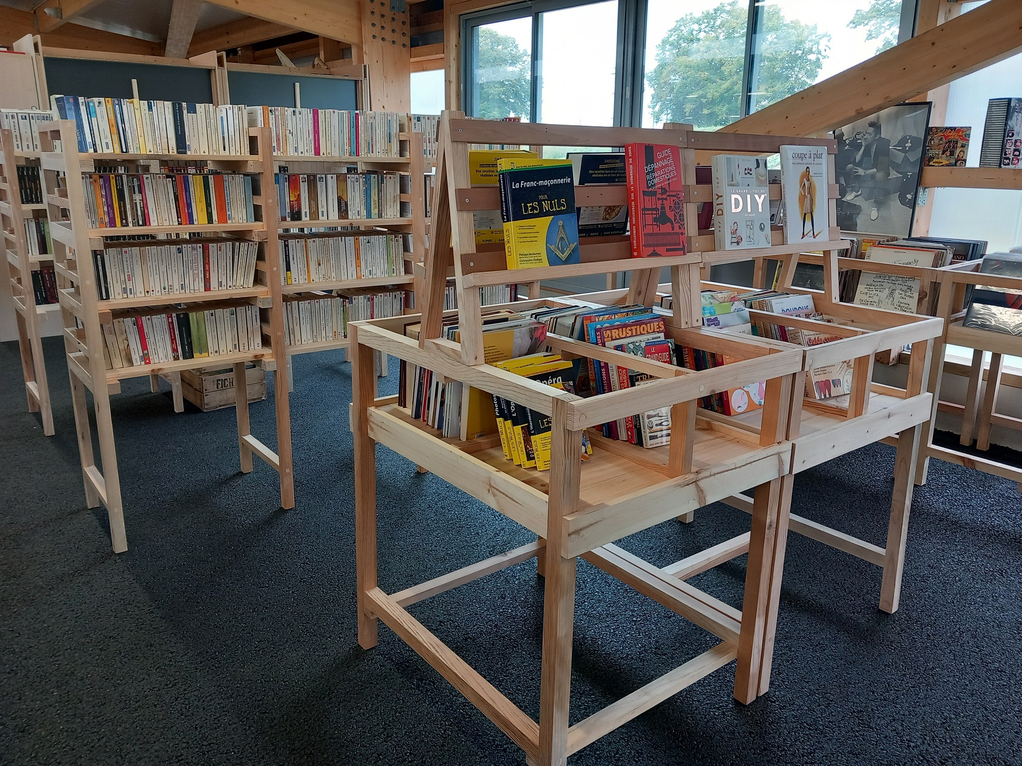 aménagement espace vente emmaüs Thouars