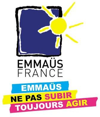logo emmaus france ne pas subir toujours agir