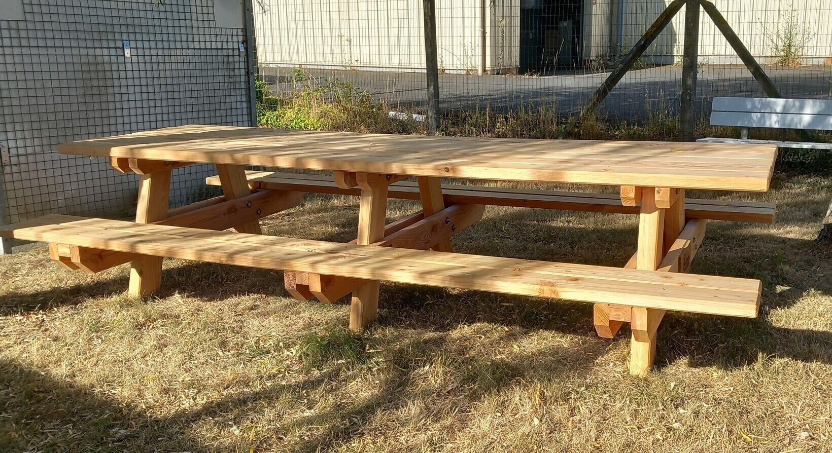 table pique nique douglas 10 personnes